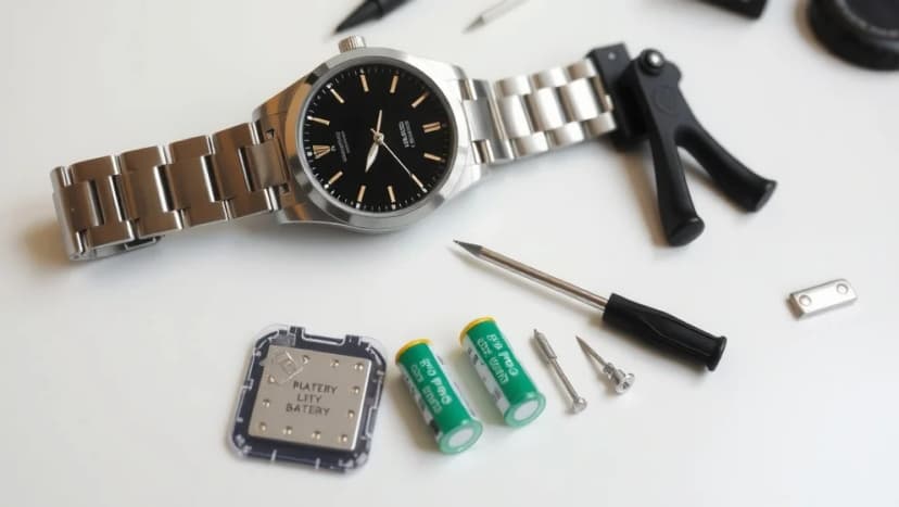 Byta batteri på din klocka hos Kjell och Company