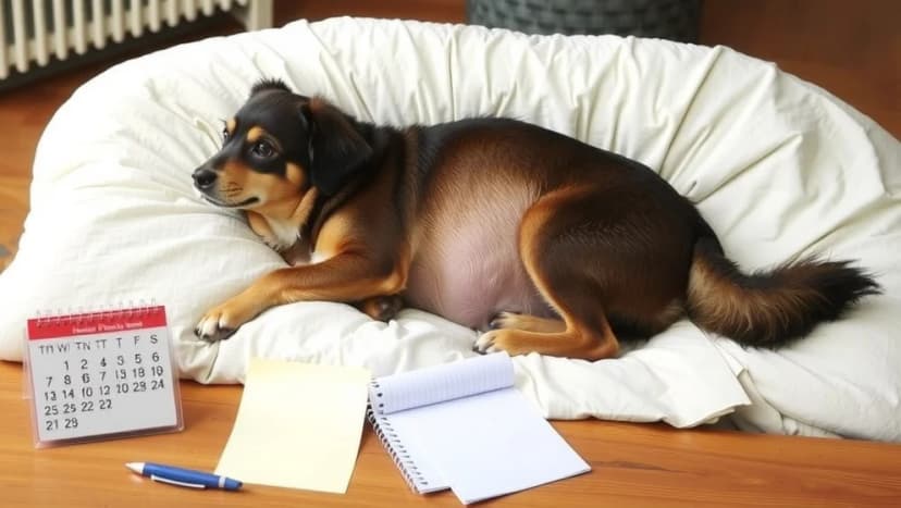 Dräktig tik vecka för vecka vad händer