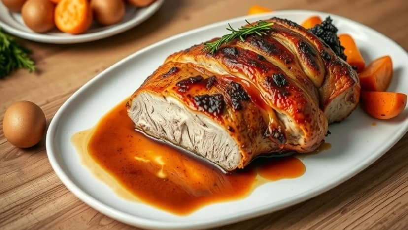 Den perfekta såsen till fläskfilé i ugn