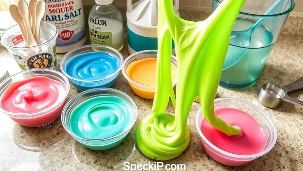 Hur gör man slime utan lim hemma