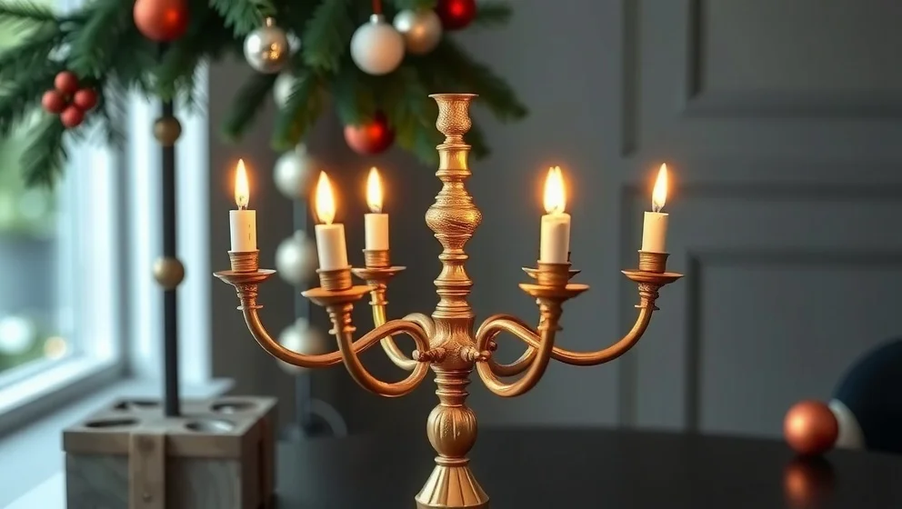 LED lampor till adventsljusstake 7-armad