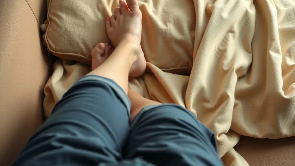 Varför får jag ryckningar i benen vid vila